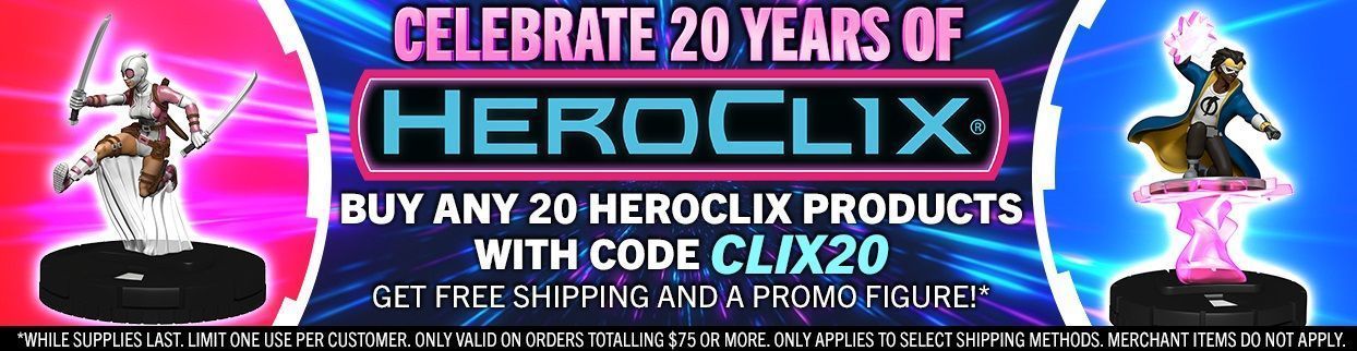 Celebrate HeroClix 20th Anniversary 