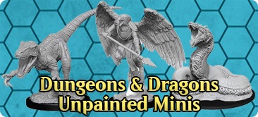 Dungeons and Dragons Unpainted Minis