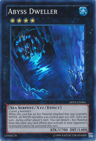Abyss Dweller ABYR EN084 Super Rare Unlimited Abyss Dweller ABYR EN084 Super Rare Unlimited