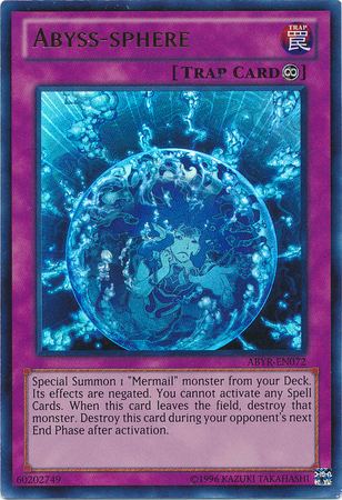 Abyss sphere ABYR EN072 Ultra Rare Unlimited Abyss Rising Unlimited Singles Abyss sphere ABYR EN072 Ultra Rare Unlimited Abyss Rising Unlimited Singles