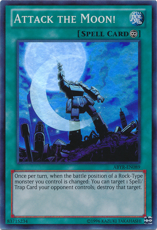 Attack the Moon ABYR EN089 Super Rare Unlimited Attack the Moon ABYR EN089 Super Rare Unlimited