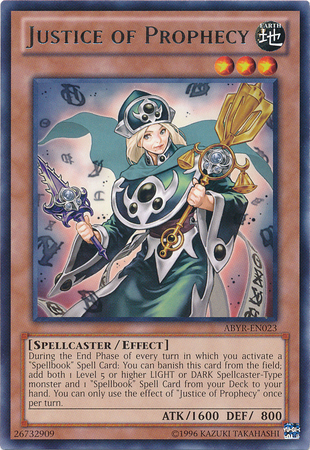 Justice of Prophecy ABYR EN023 Rare Unlimited Abyss Rising Unlimited Singles Justice of Prophecy ABYR EN023 Rare Unlimited Abyss Rising Unlimited Singles