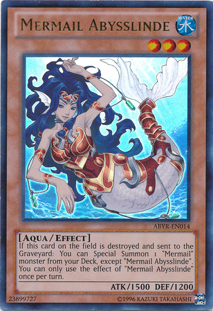 Mermail Abysslinde ABYR EN014 Ultra Rare Unlimited Abyss Rising Unlimited Singles Mermail Abysslinde ABYR EN014 Ultra Rare Unlimited Abyss Rising Unlimited Singles