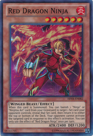 Red Dragon Ninja ABYR EN082 Super Rare Unlimited Red Dragon Ninja ABYR EN082 Super Rare Unlimited