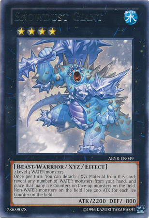 Snowdust Giant ABYR EN049 Rare Unlimited Snowdust Giant ABYR EN049 Rare Unlimited