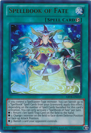 Spellbook of Fate ABYR EN059 Ultra Rare Unlimited Abyss Rising Unlimited Singles Spellbook of Fate ABYR EN059 Ultra Rare Unlimited Abyss Rising Unlimited Singles