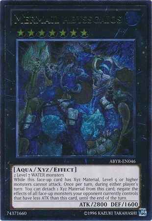 Ultimate Rare Mermail Abyssgaios ABYR EN046 Unlimited Ultimate Rare Mermail Abyssgaios ABYR EN046 Unlimited