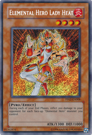 Elemental Hero Lady Heat PP02 EN008 Secret Rare Premium Pack Series PP01 PP02 Secret Rares Elemental Hero Lady Heat PP02 EN008 Secret Rare Premium Pack Series PP01 PP02 Secret Rares