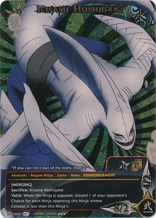 Kisame Hoshigaki Merging 1603 Super Rare Naruto Hero s Ascension Kisame Hoshigaki Merging 1603 Super Rare Naruto Hero s Ascension