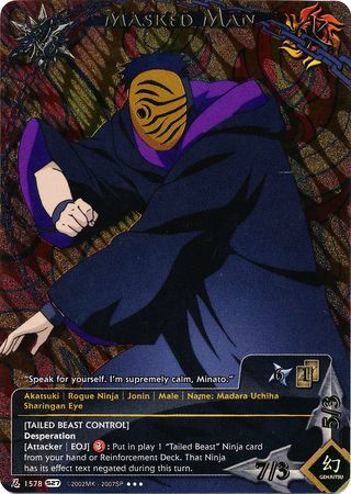 Masked Man Tailed Beast Control 1578 Super Rare Masked Man Tailed Beast Control 1578 Super Rare