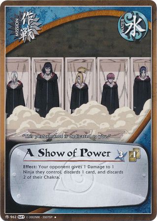 A Show of Power 962 Uncommon Naruto Hero s Ascension A Show of Power 962 Uncommon Naruto Hero s Ascension