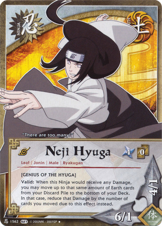 Neji Hyuga Genius of the Hyuga 1562 Uncommon Neji Hyuga Genius of the Hyuga 1562 Uncommon