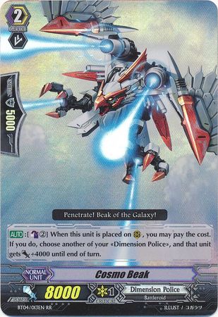 Cosmo Beak BT04 013EN Double Rare RR Cosmo Beak BT04 013EN Double Rare RR