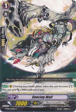 Dancing Wolf BT04 076EN Common C Vol 4 Eclipse of Illusionary Shadows Singles Dancing Wolf BT04 076EN Common C Vol 4 Eclipse of Illusionary Shadows Singles