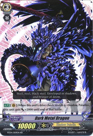 Dark Metal Dragon BT04 009EN Double Rare RR Dark Metal Dragon BT04 009EN Double Rare RR