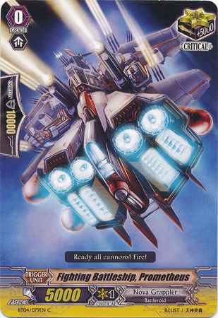 Fighting Battleship Prometheus BT04 079EN Common C Vol 4 Eclipse of Illusionary Shadows Singles Fighting Battleship Prometheus BT04 079EN Common C Vol 4 Eclipse of Illusionary Shadows Singles