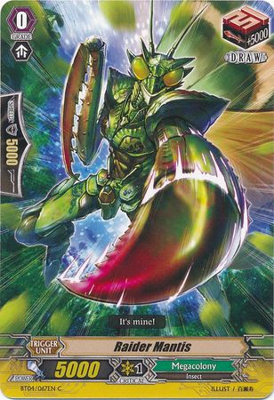 Raider Mantis BT04 067EN Common C Raider Mantis BT04 067EN Common C