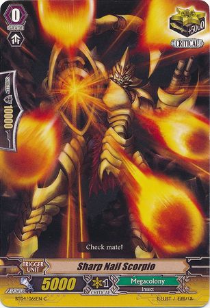 Sharp Nail Scorpio BT04 066EN Common C Sharp Nail Scorpio BT04 066EN Common C