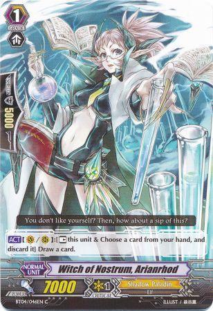 Witch of Nostrum Arianrhod BT04 046EN Common C Vol 4 Eclipse of Illusionary Shadows Singles Witch of Nostrum Arianrhod BT04 046EN Common C Vol 4 Eclipse of Illusionary Shadows Singles
