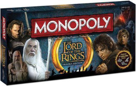 Monopoly Lord of the Rings Trilogy Edition board game USAopoly USAMN010 005 Board Games A Z Monopoly Lord of the Rings Trilogy Edition board game USAopoly USAMN010 005 Board Games A Z