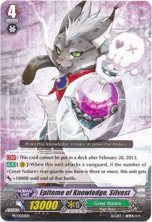 Epitome of Knowledge Silvest PR 0026EN Promo Cardfight Vanguard Promos Epitome of Knowledge Silvest PR 0026EN Promo Cardfight Vanguard Promos