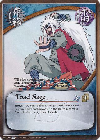 Toad Sage 118 Starter Rare Naruto Hero s Ascension Toad Sage 118 Starter Rare Naruto Hero s Ascension