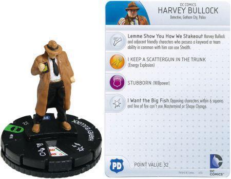 Harvey Bullock 016 Streets of Gotham DC Heroclix DC Streets of Gotham Harvey Bullock 016 Streets of Gotham DC Heroclix DC Streets of Gotham