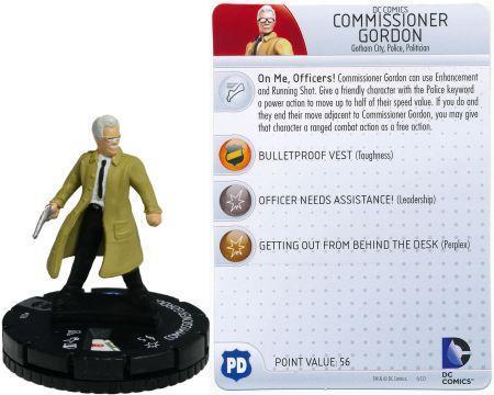 Commissioner Gordon 026 Streets of Gotham DC Heroclix DC Streets of Gotham Commissioner Gordon 026 Streets of Gotham DC Heroclix DC Streets of Gotham