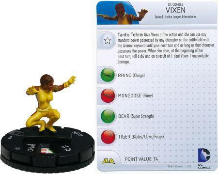 Vixen 028 Streets of Gotham DC Heroclix DC Streets of Gotham Vixen 028 Streets of Gotham DC Heroclix DC Streets of Gotham
