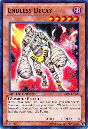 Endless Decay CT09 EN020 Super Rare Yu Gi Oh Promo Cards Endless Decay CT09 EN020 Super Rare Yu Gi Oh Promo Cards