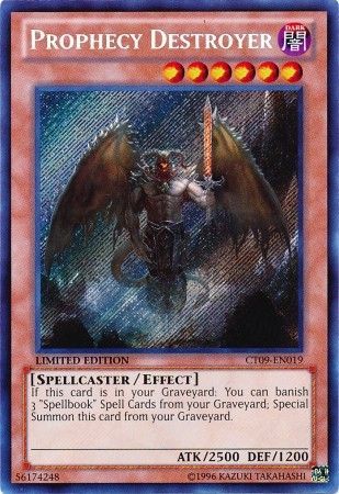 Prophecy Destroyer CT09 EN019 Secret Rare Yu Gi Oh Promo Cards Prophecy Destroyer CT09 EN019 Secret Rare Yu Gi Oh Promo Cards