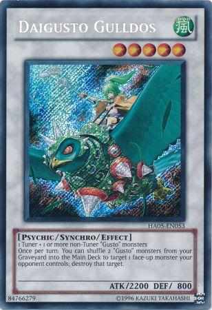 Daigusto Gulldos HA05 EN053 Secret Rare Unlimited Edition Hidden Arsenal 5 Unlimited Singles Daigusto Gulldos HA05 EN053 Secret Rare Unlimited Edition Hidden Arsenal 5 Unlimited Singles