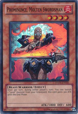 Prominence Molten Swordsman HA05 EN010 Super Rare Unlimited Edition Hidden Arsenal 5 Unlimited Singles Prominence Molten Swordsman HA05 EN010 Super Rare Unlimited Edition Hidden Arsenal 5 Unlimited Singles