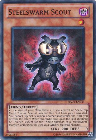 Steelswarm Scout HA05 EN044 Super Rare Unlimited Edition Hidden Arsenal 5 Unlimited Singles Steelswarm Scout HA05 EN044 Super Rare Unlimited Edition Hidden Arsenal 5 Unlimited Singles