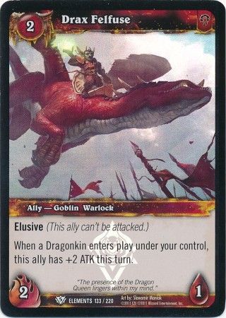 Drax Felfuse Foil Promo Elements 133 220 Drax Felfuse Foil Promo Elements 133 220