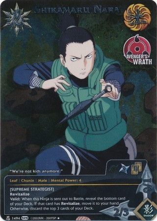 Naruto Photo card Hatake Kakashi Promo B