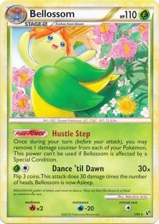 Bellossom 1 90 Rare Theme Deck Exclusive Bellossom 1 90 Rare Theme Deck Exclusive