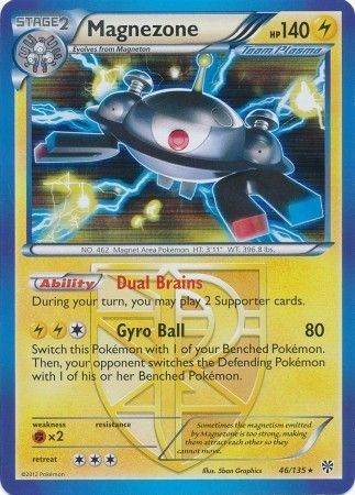 PrimetimePokemon's Blog: Pokemon Card of the Day: Metal Type Magnezone  (Stormfront)