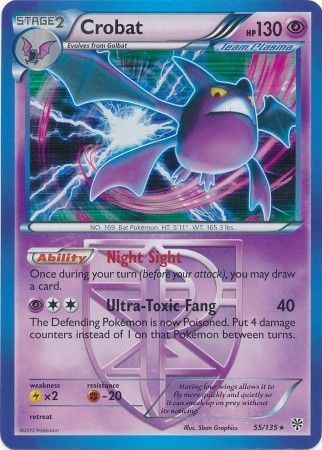 Crobat 55 135 Holo Rare Crobat 55 135 Holo Rare