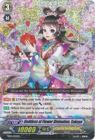 Goddess of Flower Divination Sakuya TD04 002EN Trial Deck 4 Maiden Princess of the Cherry Blossoms Singles Goddess of Flower Divination Sakuya TD04 002EN Trial Deck 4 Maiden Princess of the Cherry Blossoms Singles
