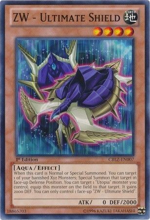 ZW Ultimate Shield CBLZ EN007 Common 1st Edition ZW Ultimate Shield CBLZ EN007 Common 1st Edition
