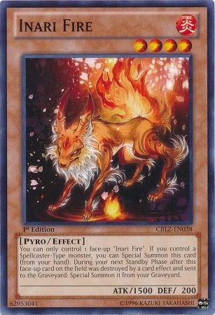 Inari Fire CBLZ EN038 Common 1st Edition Inari Fire CBLZ EN038 Common 1st Edition
