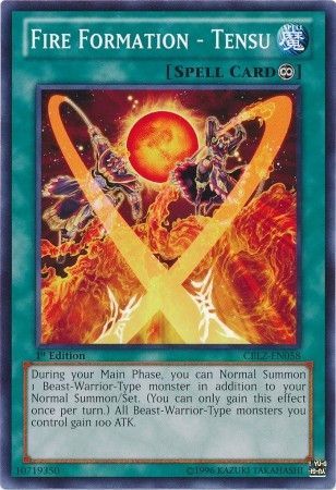 Fire Formation Tensu CBLZ EN058 Common 1st Edition Fire Formation Tensu CBLZ EN058 Common 1st Edition