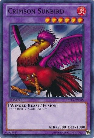 Crimson Sunbird CBLZ EN090 Common 1st Edition Crimson Sunbird CBLZ EN090 Common 1st Edition