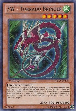 ZW Tornado Bringer CBLZ EN006 Rare 1st Edition Cosmo Blazer 1st Edition Singles ZW Tornado Bringer CBLZ EN006 Rare 1st Edition Cosmo Blazer 1st Edition Singles