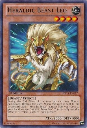 Heraldic Beast Leo CBLZ EN017 Rare 1st Edition Cosmo Blazer 1st Edition Singles Heraldic Beast Leo CBLZ EN017 Rare 1st Edition Cosmo Blazer 1st Edition Singles