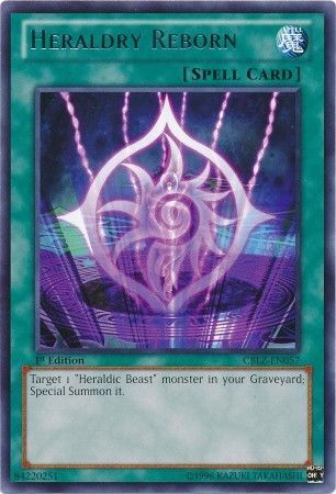 Heraldry Reborn CBLZ EN057 Rare 1st Edition Heraldry Reborn CBLZ EN057 Rare 1st Edition