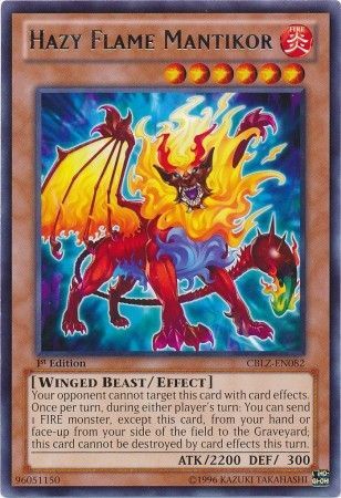 Hazy Flame Mantikor - Yugioh | TrollAndToad