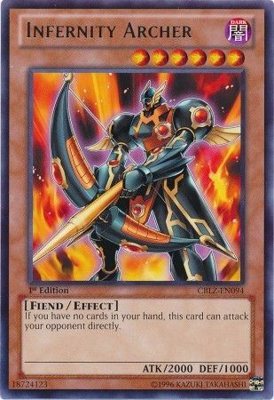 Infernity Archer CBLZ EN094 Rare 1st Edition Infernity Archer CBLZ EN094 Rare 1st Edition