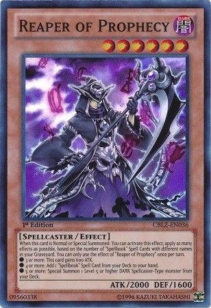 Reaper of Prophecy CBLZ EN036 Super Rare 1st Edition Reaper of Prophecy CBLZ EN036 Super Rare 1st Edition